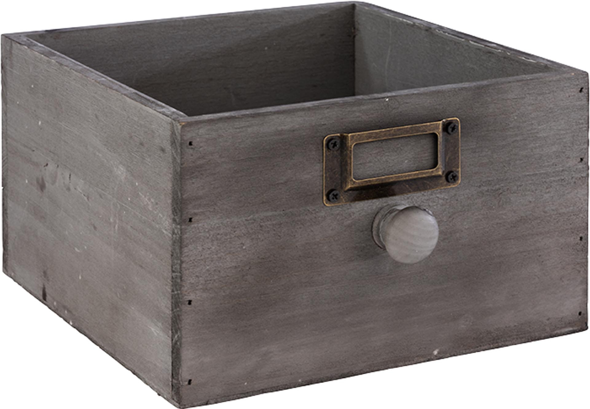 Holzkiste "Vintage" grau - Hermann - 360° Online - Mehr als nur ein Shop